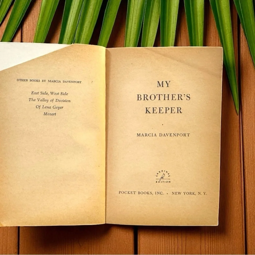 VINTAGE 1950s My Brother’s Keeper by Marcia Davenport – Cardinal Edition C-224